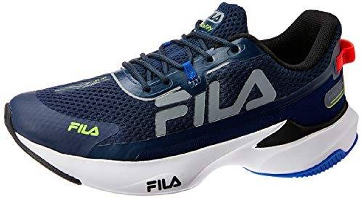 Fashion Tênis Recovery, Fila, Masculino, Marinho/Azul/Verde Limão, 3