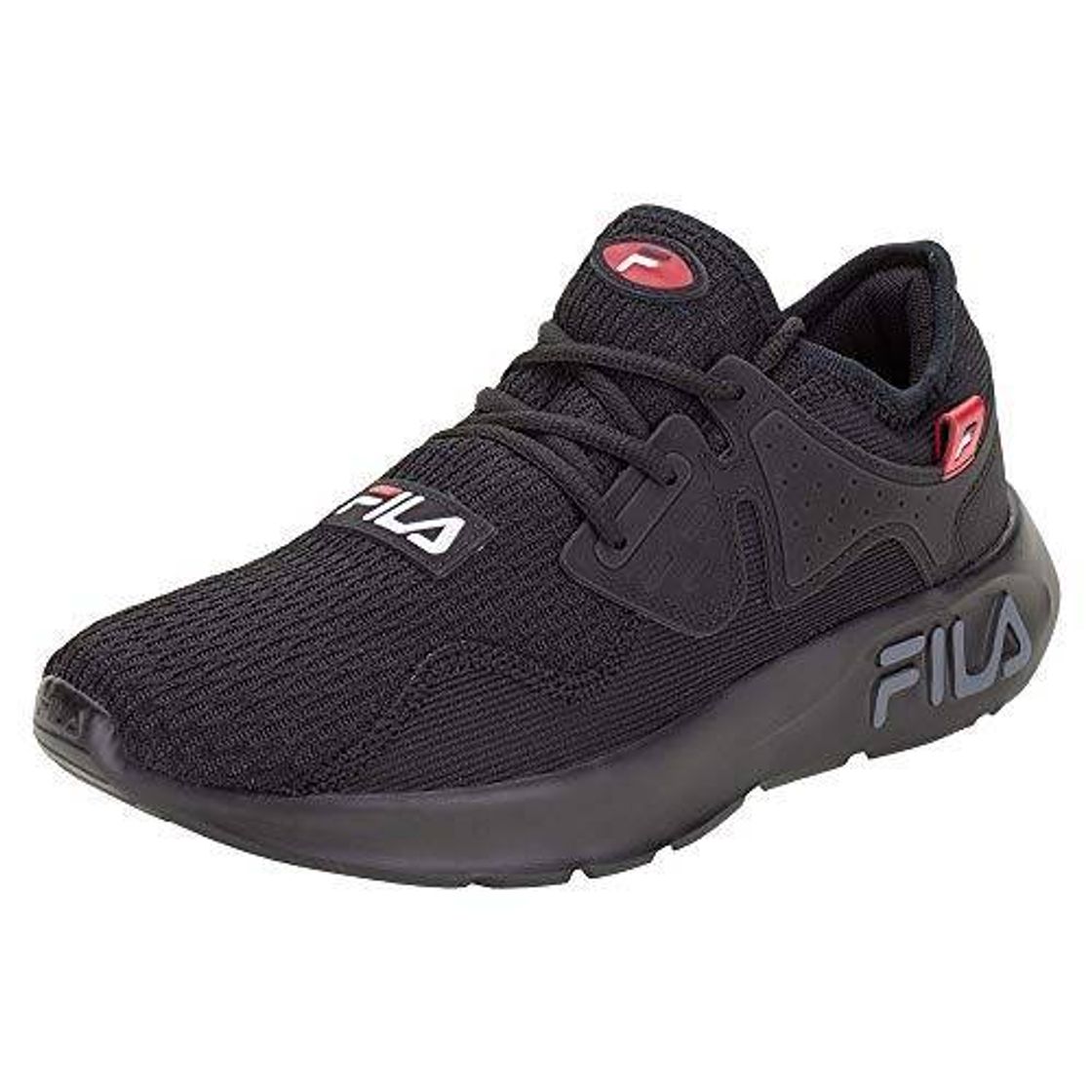 Fashion Tênis Iconic, Fila, Masculino, Preto/Vermelho/Branco, 39