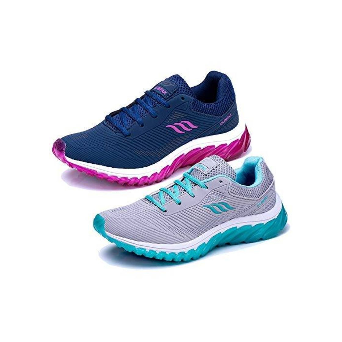 Social Kit 2 Pares Tênis Feminino Esportivo para Academia Caminhada