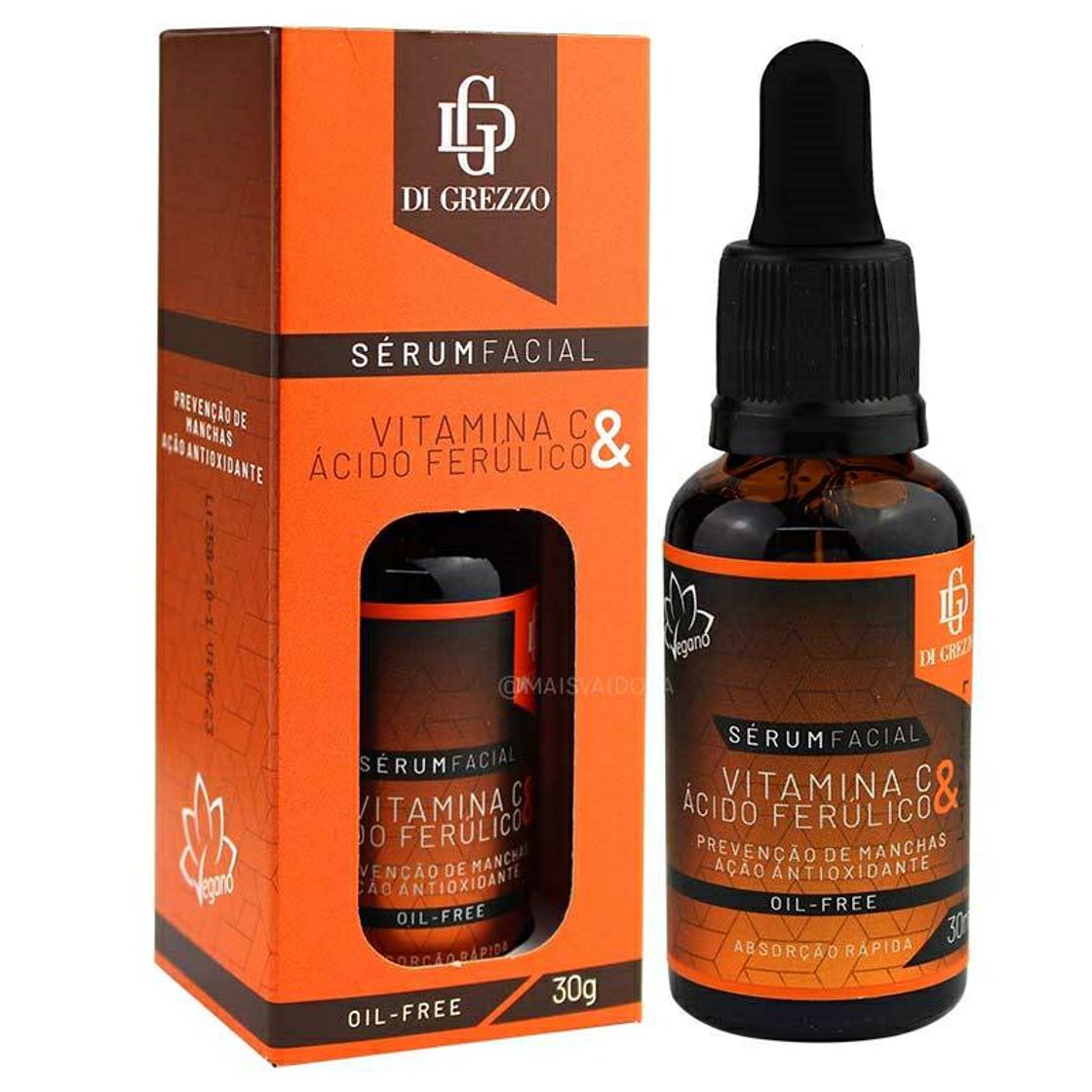 Fashion Sérum Facial Vitamina C e Ácido Ferúlico Vegano Di Grezzo

