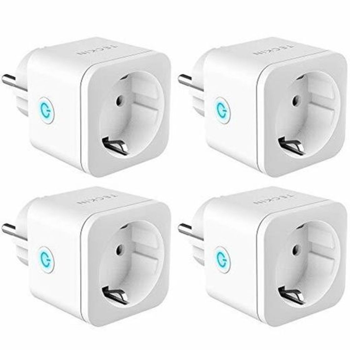 Social Enchufe Inteligente WiFi TECKIN 16A 3300W Mini Smart Plug Funciona con Amazon