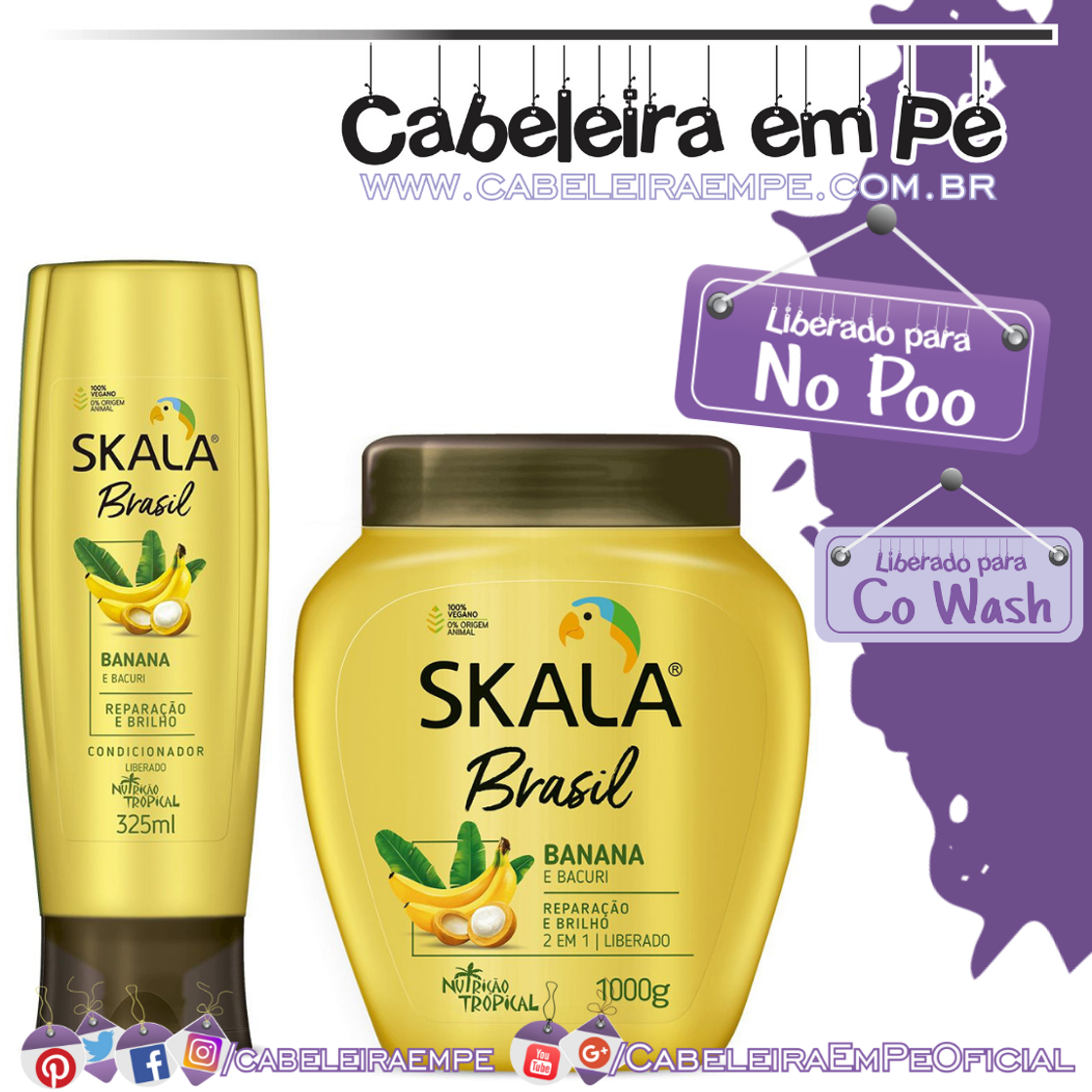 Producto Creme de tratamento Banana e Bacuri