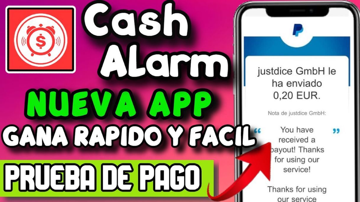 Social Cash Alarm ⏰ Excelente app!! GANA Dinero DIARIO a Paypal
