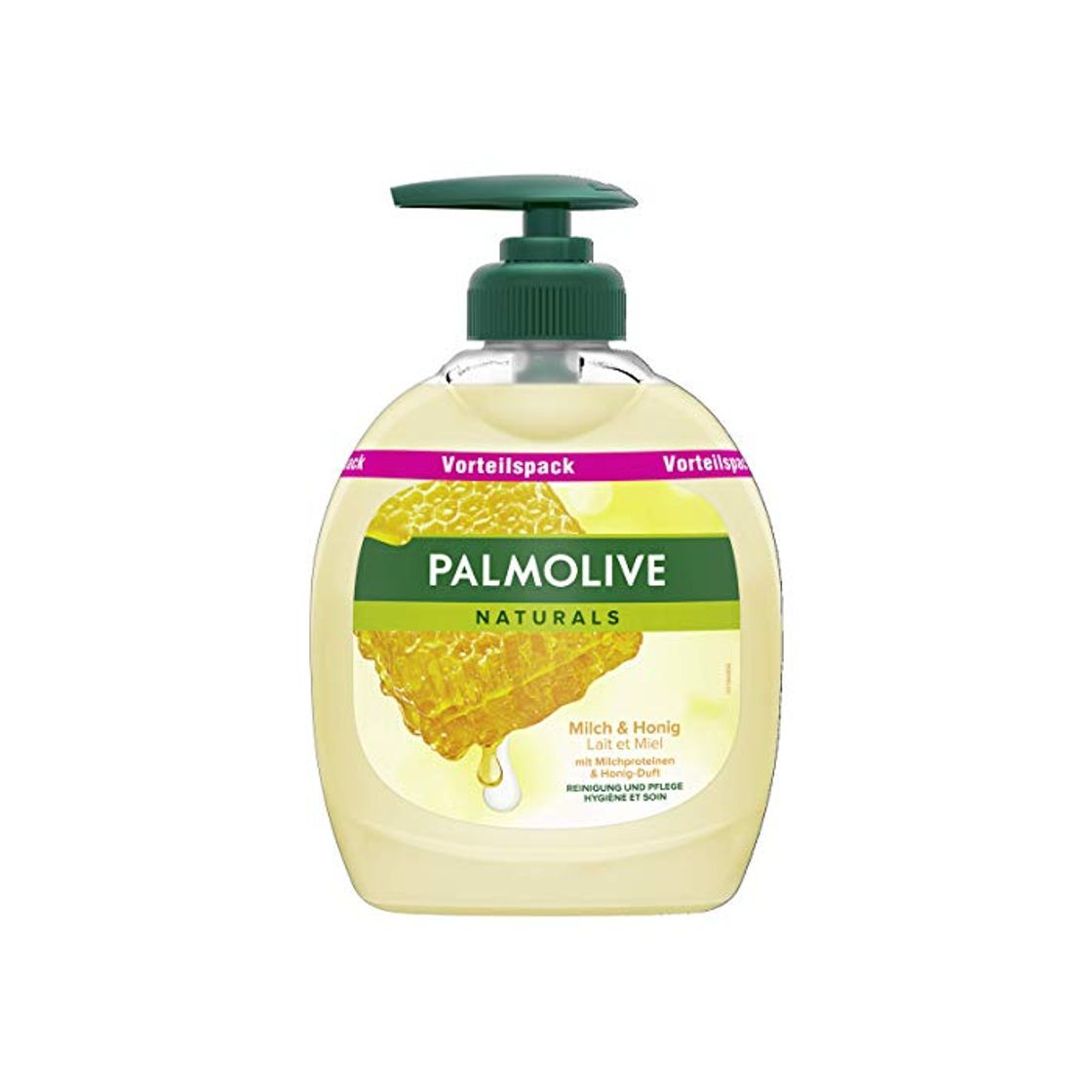 Products 6 x Palm olivo Naturals nouris de conmutación Liquid mano Wash with Milk & Honey 300 ml