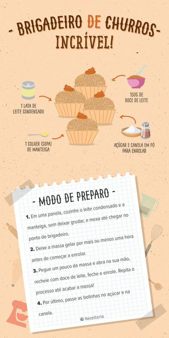 Fashion Brigadeiro de churros | Pinterest