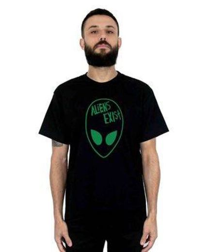 Camiseta 182Life Aliens Exist Preta