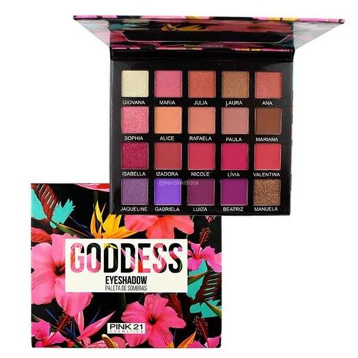 Paleta de Sombras Goddess Pink 21