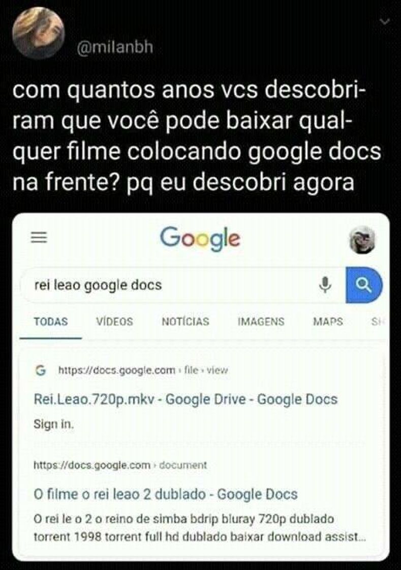 Moda Google docs