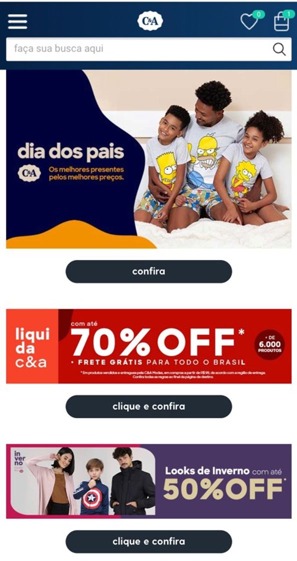 Moda C&A Loja Online 