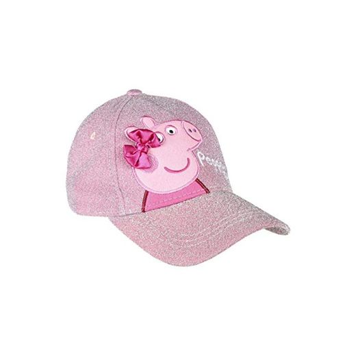 Cerdá Peppa Pig Niña Ajustable-53 cm-4 a 8 años Gorra de béisbol