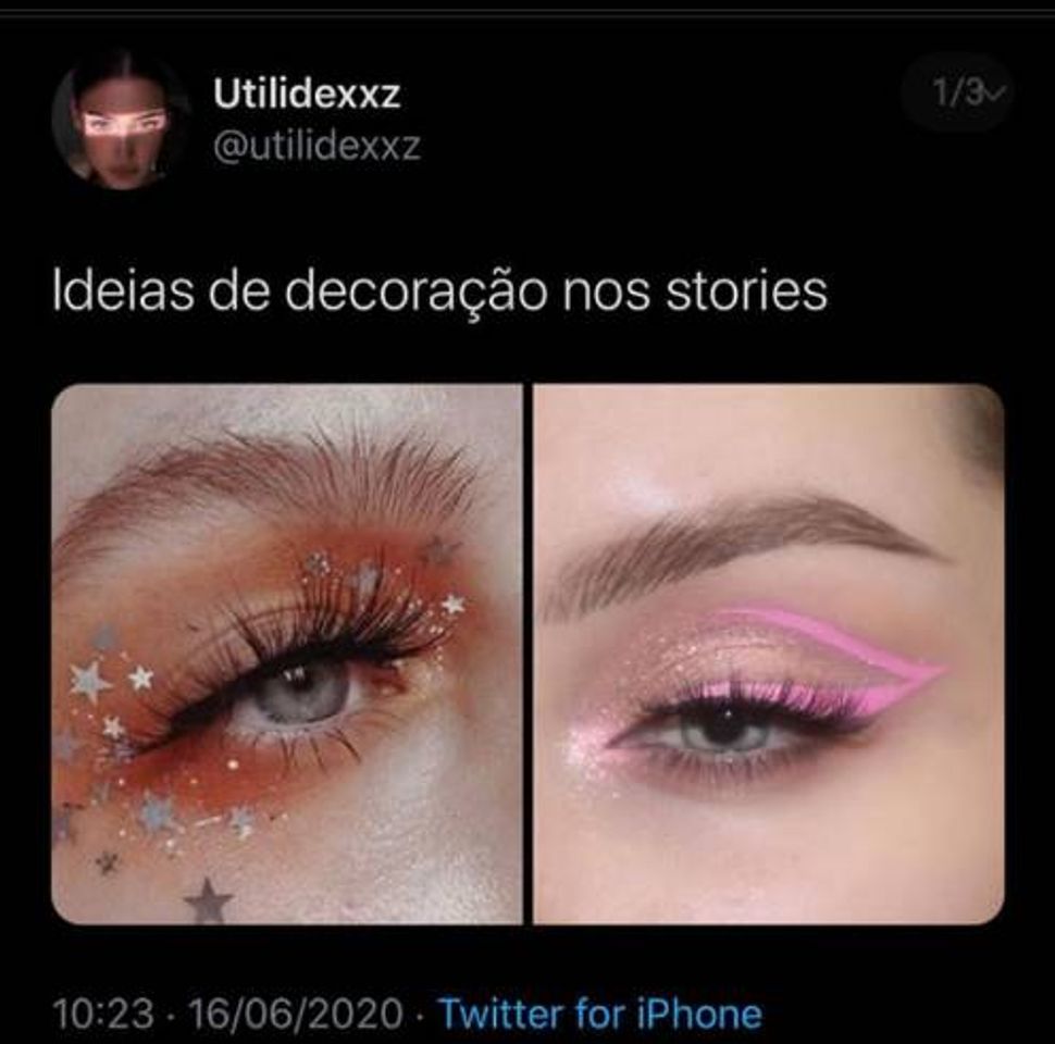 Moda Ideias de decoração para stories