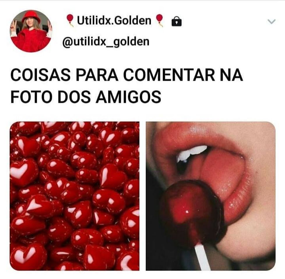 Moda O q comentar mas fotos dxs amigxs