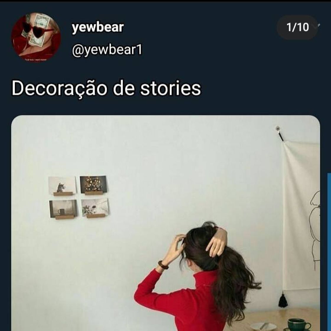 Moda Decorações para seus stories