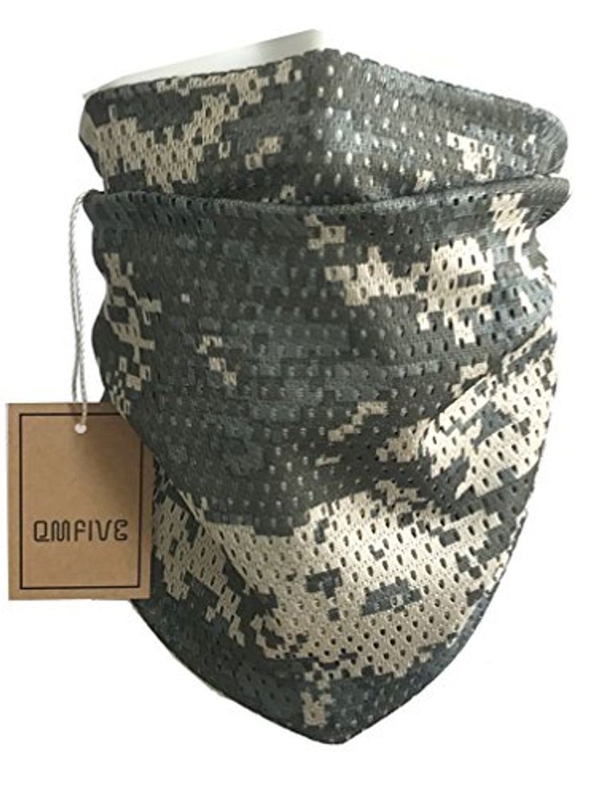 Moda QMFIVE Táctica Bufanda Camuflaje, Hombres y Mujeres Unisex Tocado Militar Multiusos Estilo