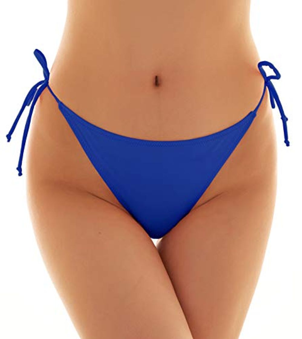 Moda SHEKINI Mujer Tanga Brasileños Bikini Braga Braguitas con Lazos Laterales Ajustables Ropa