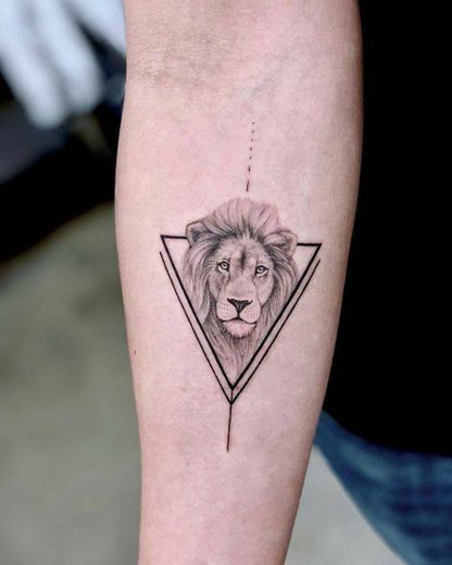 tattoo de leão 🦁
