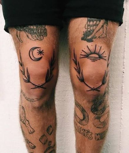 Tattoo lua e sol ☀️ 🌑 