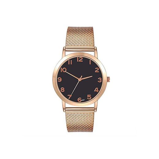 WZFCSAE Relojes Montre Femme para Mujer Reloj Mujer Relojes de Pulsera de Cuarzo Mujer Relojes de Pulsera de Acero Inoxidable Relogio Femin Oro Rosa