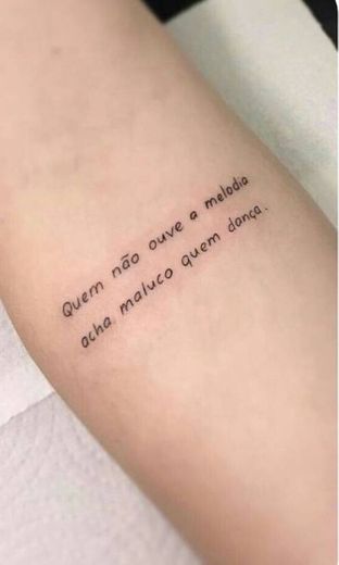 tatuagem frase