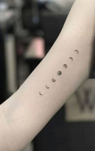 tatuagem fases da lua