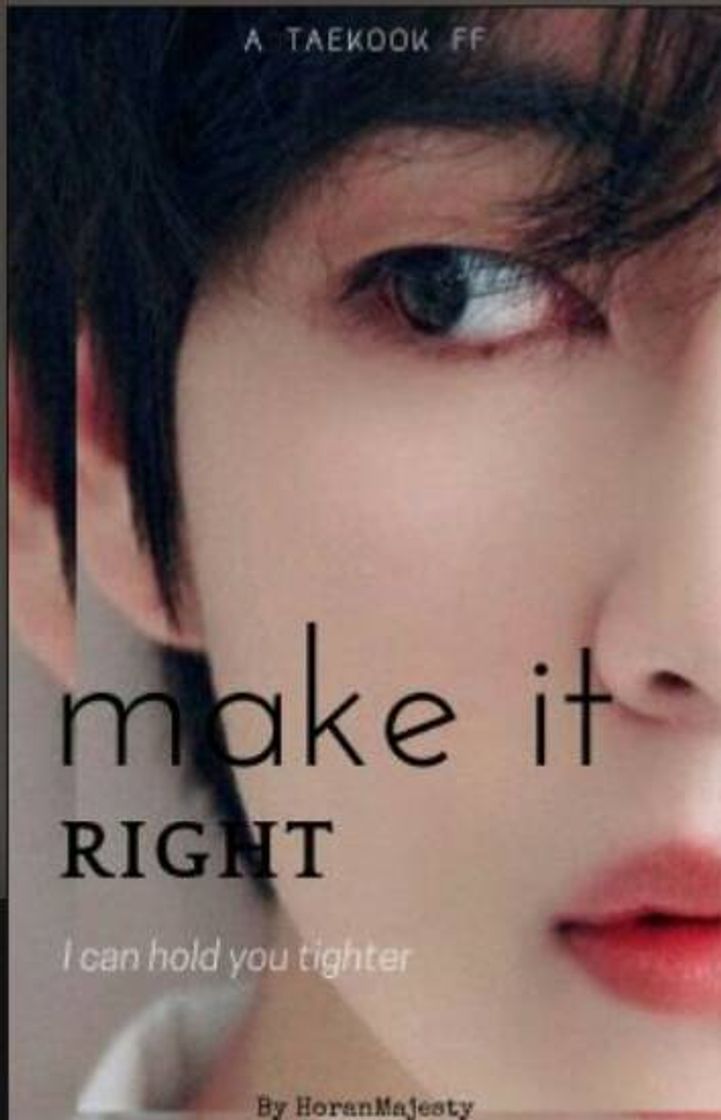 Book MAKE IT RIGHT - TAEKOOK 