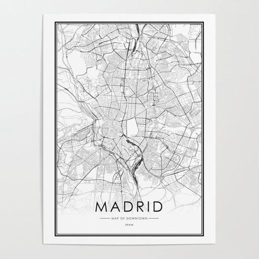 Poster Plano de ciudad 