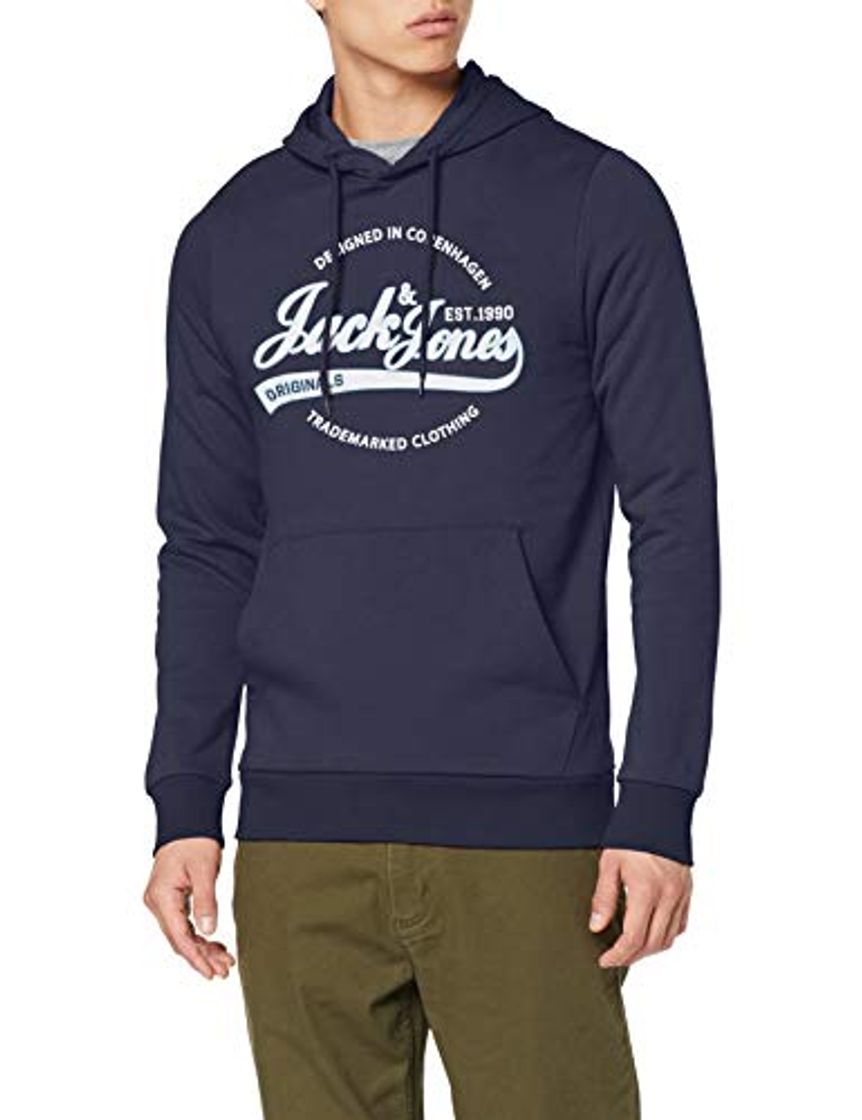 Social JACK & JONES Jorrafael Sweat Hood Capucha, Azul
