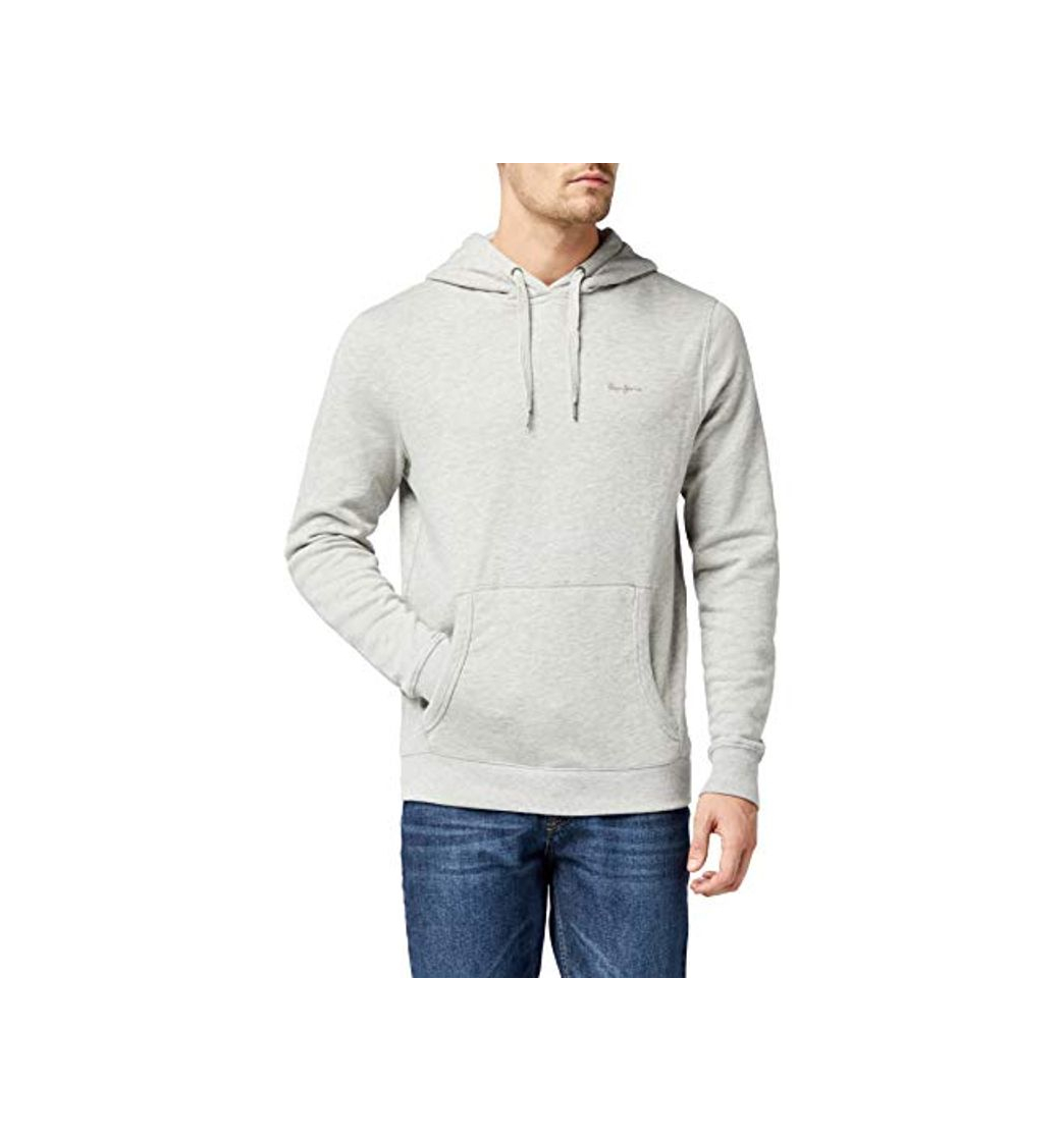 Social Pepe Jeans Thru Mens PM581155 Sudadera con Capucha, Gris