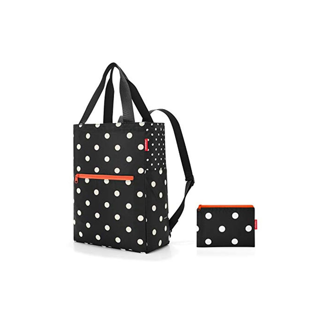 Social Reisenthel mini maxi 2-in-1 Bolso grande Negro, Blanco - Bolsas de compras