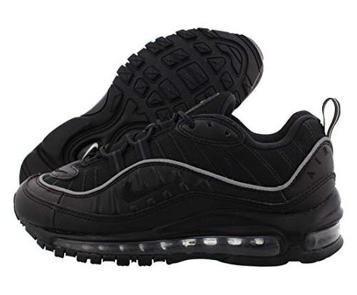 Nike W Air MAX 98, Zapatillas de Running para Mujer, Negro