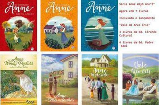 7 livros da História de Anne whit E 