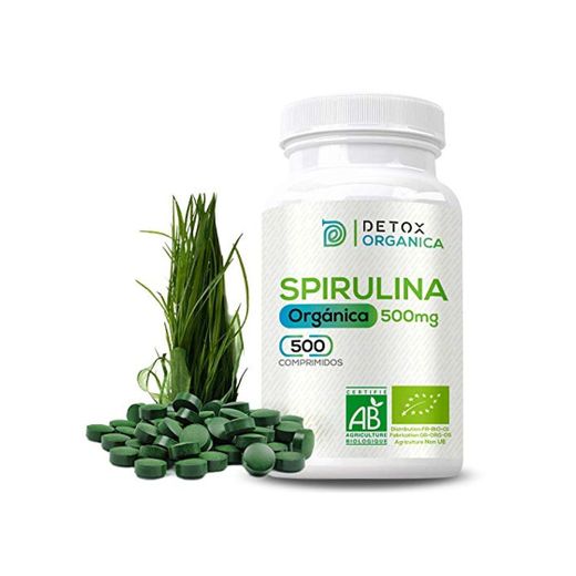 Espirulina Ecologica Comprimidos Orgánica - 500 x 500 mg | Espirulina Pastillas