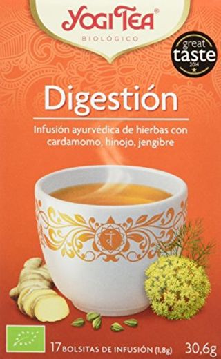 Yogi Tea Digestión - Paquete de 6 x 17 Sobres - Total