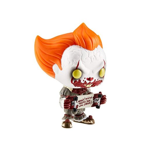 Funko- Pop. Vinyl: Movies: It: Chapter 2-Pennywise W/Skateboard Figura Coleccionable, Multicolor