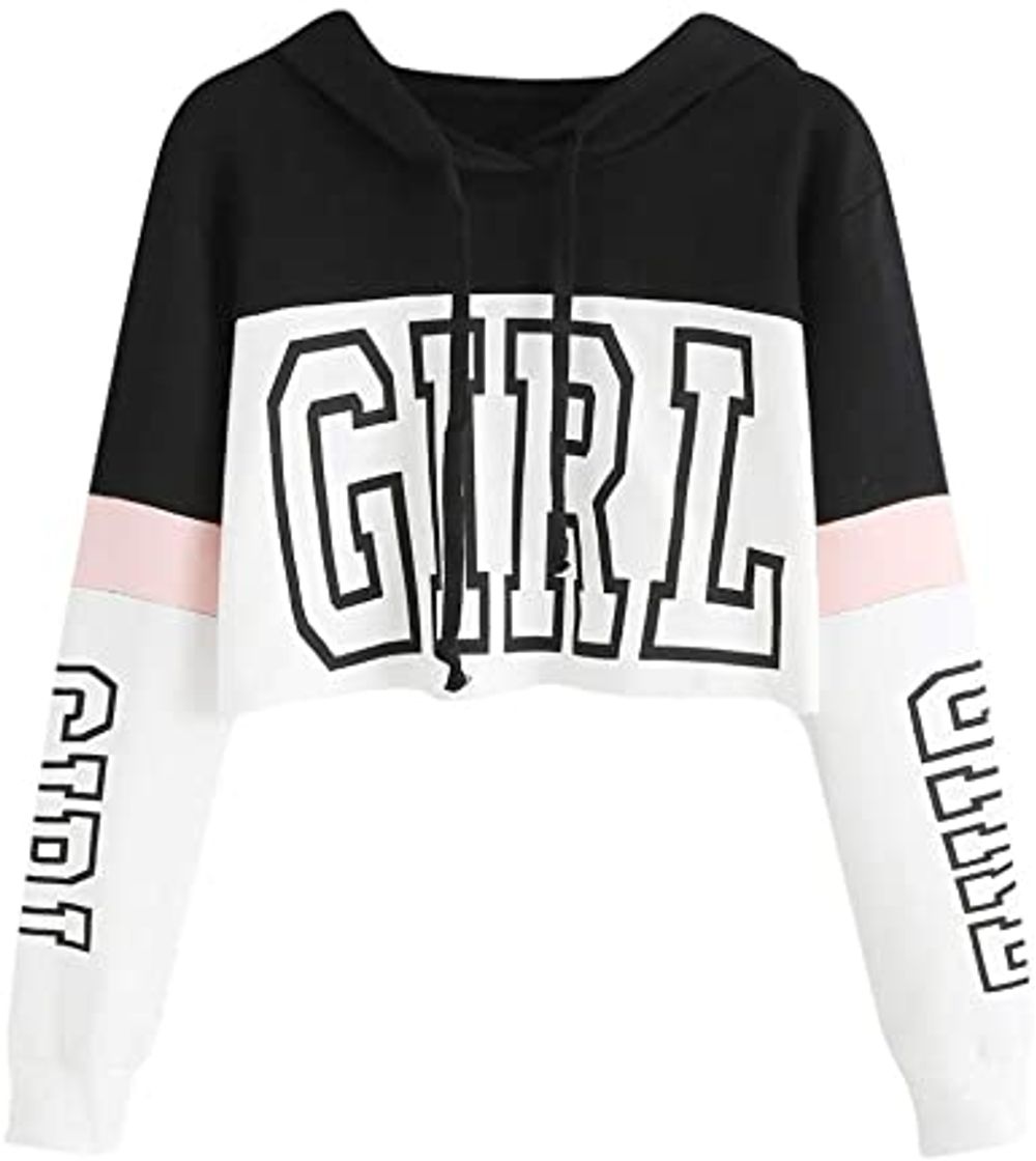 Social Sudaderas Sin Capucha Corta Tumblr Deporte Primavera Invierno para Mujer