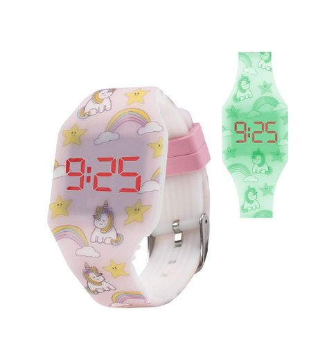 KIDDUS Reloj LED Digital para niña o niño