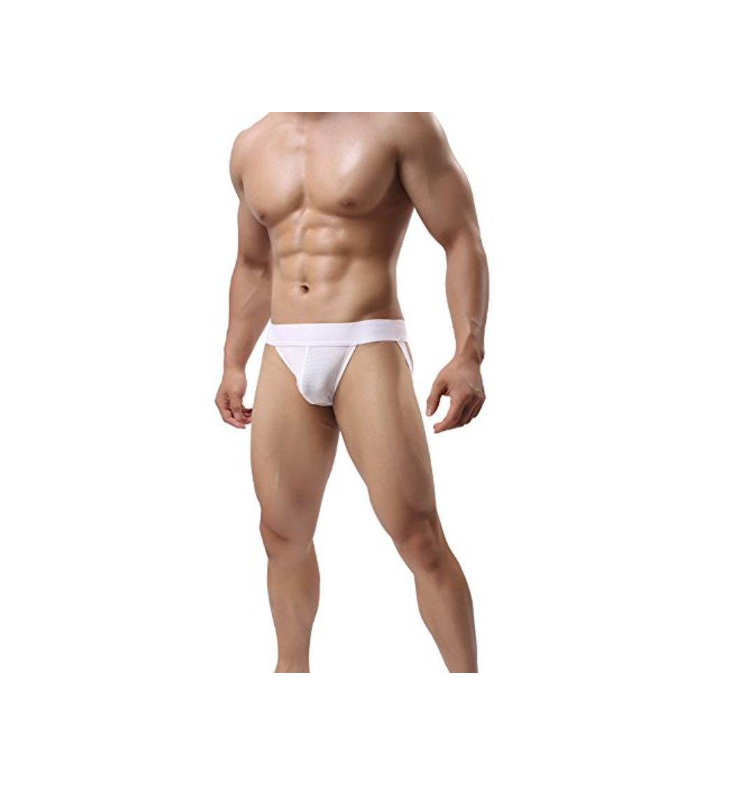 Moda REFAGO Soft Cotton Men's Underwear Thongs Low Rise Jockstrap