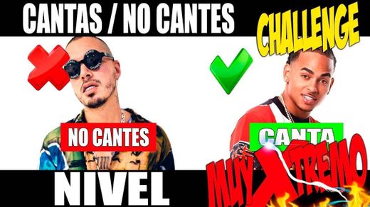 CANTAS NO CANTES NIVEL MUY EXTREMO || MUSICA URBANA ...