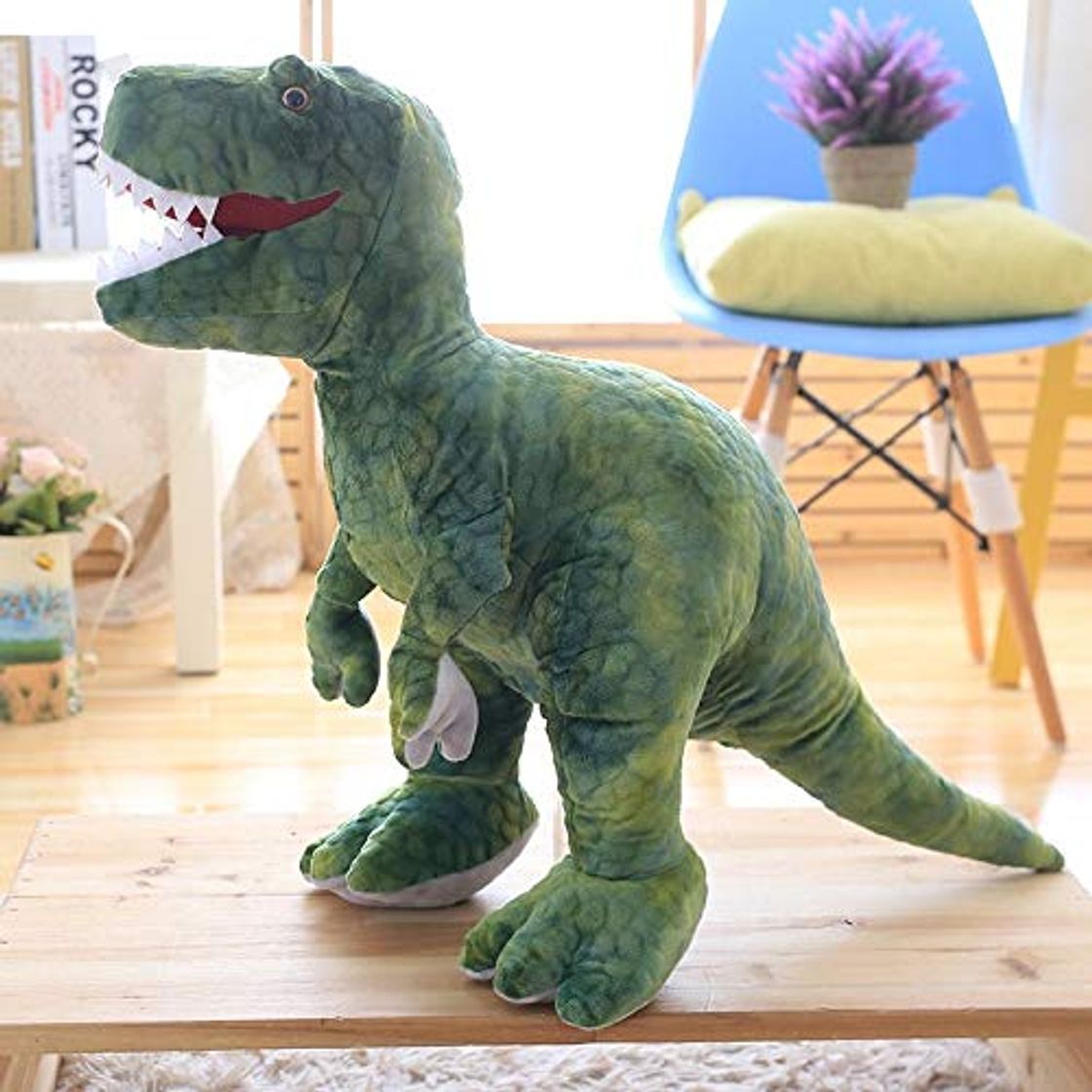 Product dingtian Juguete de Peluche 80 Cm Simulación Dinosaurio Peluches Animales De Peluche Peluche Dinosaurio Almohada Tiranosaurio Rex Muñecas Niños Niñas Regalos