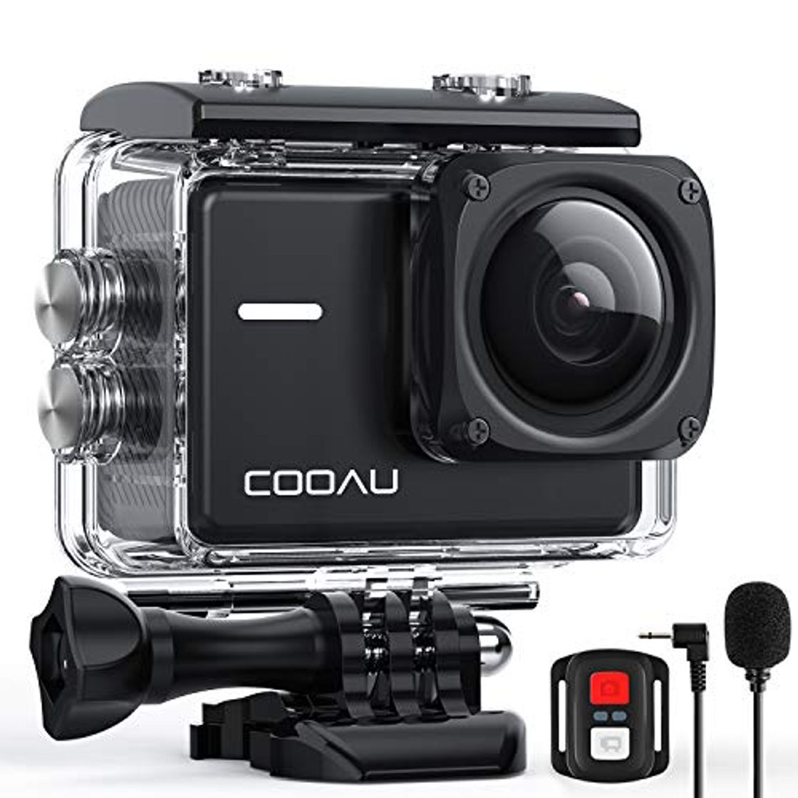 Product COOAU Cámara Deportiva 4K Nativo de 60fps 20MP con Wi-Fi y de