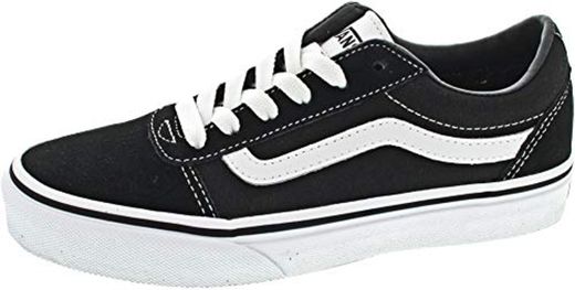 Vans Ward Suede/Canvas, Zapatillas Unisex niños, Negro