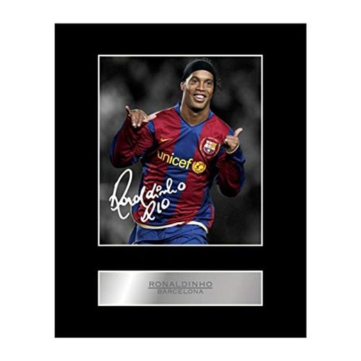 Foto firmada de Ronaldinho