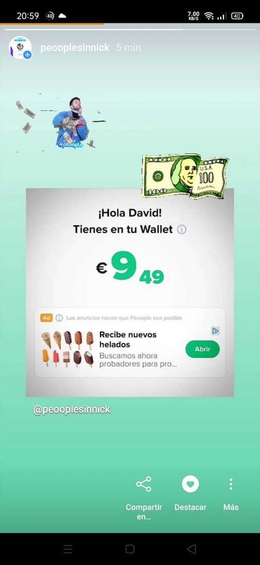 Moda Ganancias con #peoople #peoopleapp por recomendar