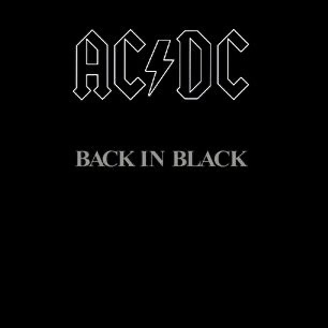 Canción BACK IN BLACK acdc