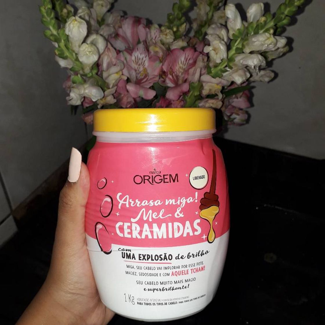 Moda Origem Creme para Pentear Arrasa Miga Mel e Ceramidas 250ml