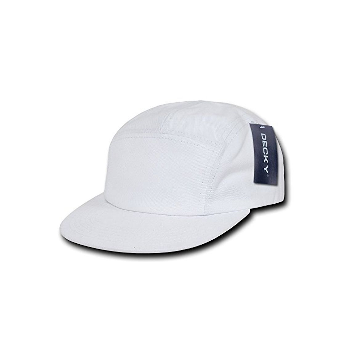 Fashion Decky 5 Panel Racer - Gorra para Hombre, Color Blanco, Talla n