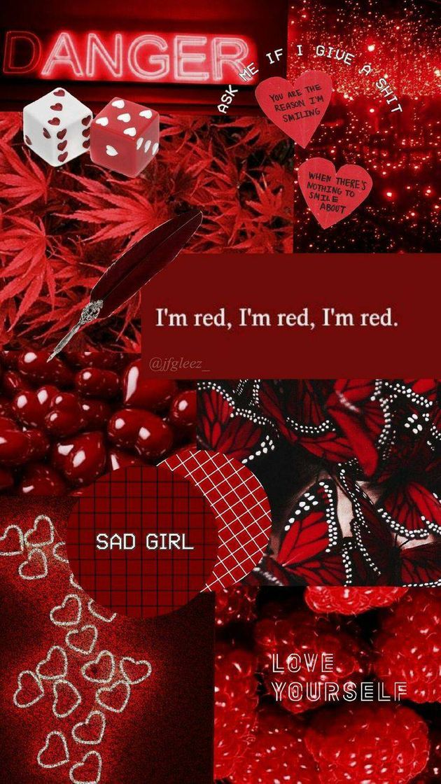 Fashion Red aesthetic wallpaper 