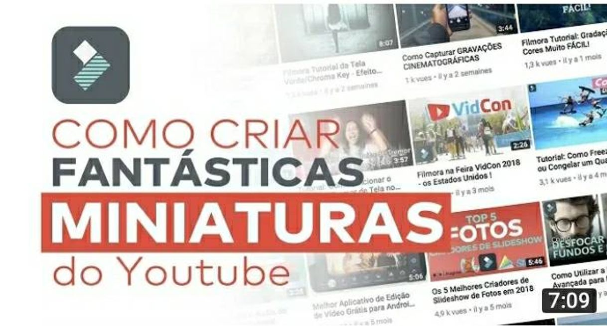 Fashion Como criar miniatura do youtube filmora