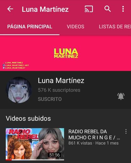 Luna Martínez - YouTube