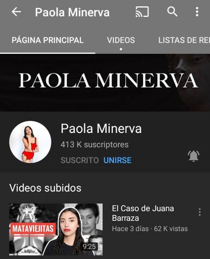 Paola Minerva - YouTube